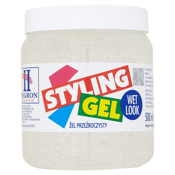 Hegron hair gel transparent 500ml