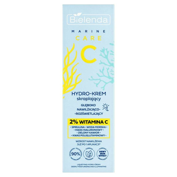 Bielenda Marine Care C Tief feuchtigkeitsspendende und aufhellende Hydrocreme 50 ml