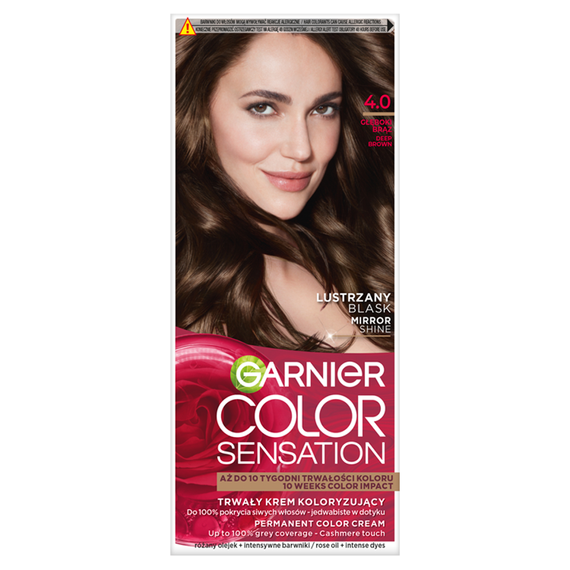 Garnier Color Sensation Permanente Farbcreme 4.0 Tiefbraun