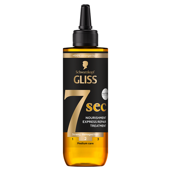 Gliss 7sec Nourishment Express Repair Zmywalna kuracja do włosów 200 ml