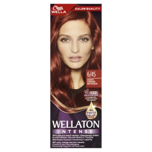 Wella Wellaton Intense Krem koloryzujący ognista czerwień 6/45