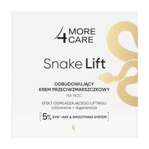 More4Care Snake Lift Odbudowujący krem przeciwzmarszczkowy na noc 50 ml