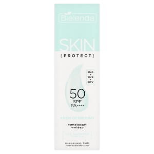 Bielenda Skin Protect Normalisierende und mattierende Schutzcreme LSF 50 40 ml