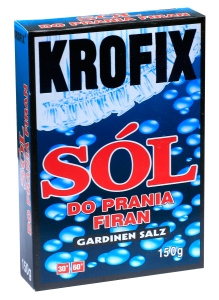 Krofix Sól do prania tkanin firan 150g