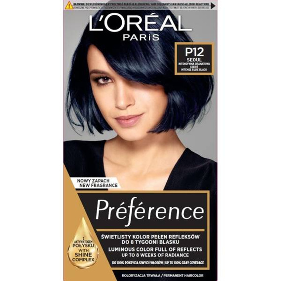 L'Oréal Paris Préférence P12 Seoul Intensives Blau-Schwarz