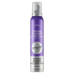 Joanna Styling Effect Pianka do włosów z keratyną bardzo mocna 150 ml