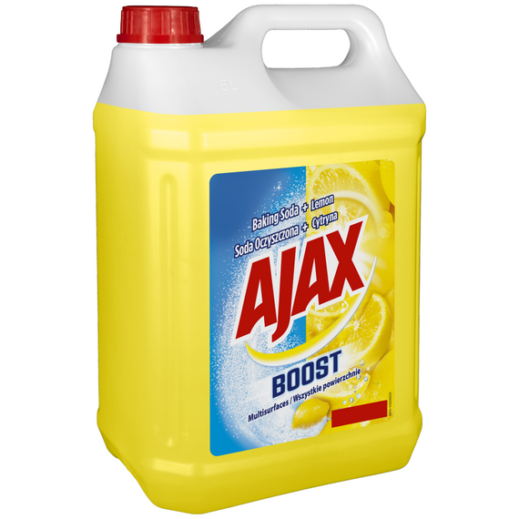 Ajax BOOST Backpulver und Zitrone Universalflüssigkeit 5l