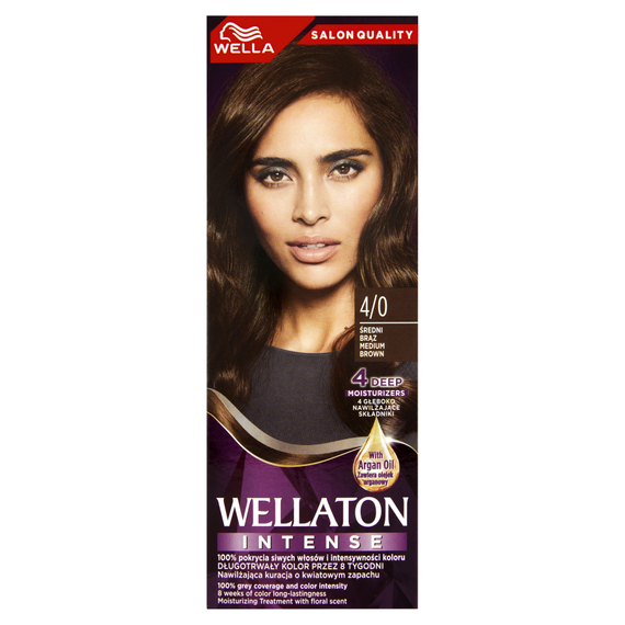 Wella Wellaton Creme intensiv färbend mittelbraun 4/0