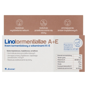 Linotormentiallae A+E Krem tormentiolowy z witaminami A i E 50 g