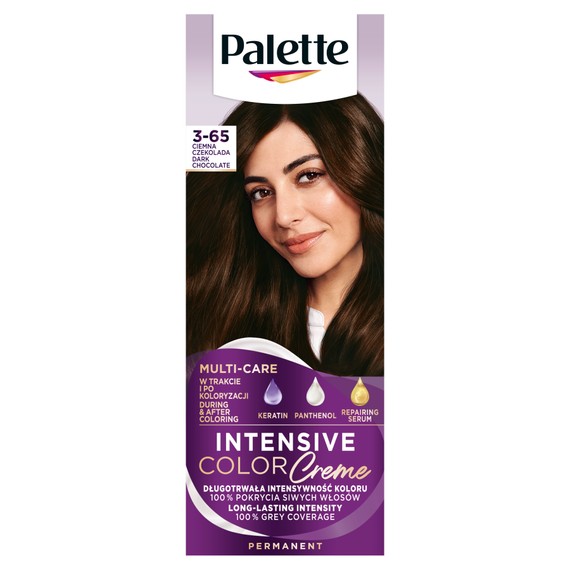 Palette Intensive Color Creme Cream Hair Dye 3-65 (W2) Dark Chocolate