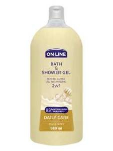 On Line Żel i Płyn do kąpieli 2w1 Daily Care 980ml