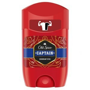 Old Spice Captain Deodorant Stick for Men 50 ml, 48h Freshness, Aluminum Free