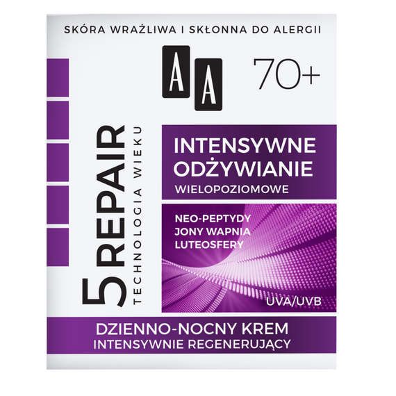 AA Technology of Age 5Repair 70+ Intensive Nutrition regenerierende Tages- und Nachtcreme 50 ml
