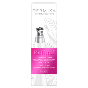 Dermika Esthetic Solutions Retinal Active Anti-Falten-Augencreme für die Nacht 15 ml