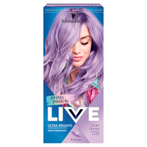 Schwarzkopf Live Ultra Brights Pretty Pastels Hair Dye Lilac Crush L120