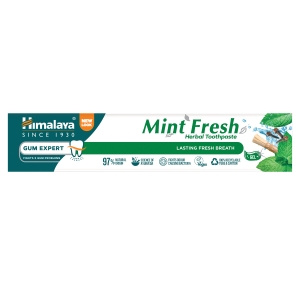 Himalaya Gum Expert Herbal Toothpaste Gel Breath Freshener Mint Fresh 75 ml