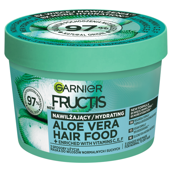 Garnier Fructis Aloe Vera Hair Food Mask for Normal and Dry Hair 400 ml