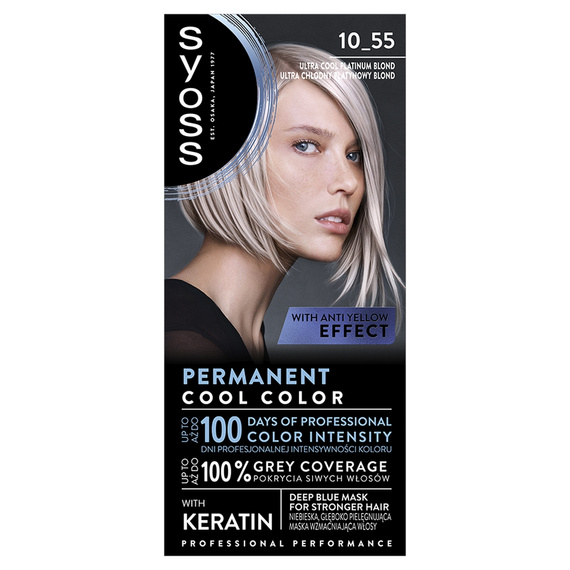Syoss Farba do włosów ultra platynowy blond 10-55