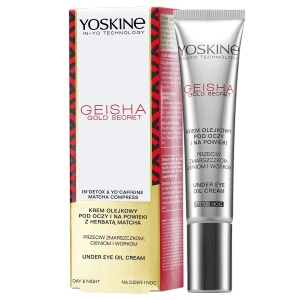 Yoskine Geisha Gold Secret krem olejkowy pod oczy i na powieki 15 ml