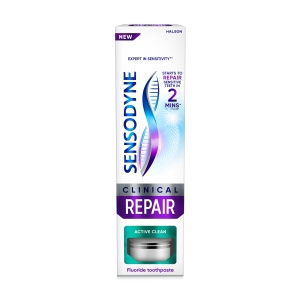 Sensodyne Clinical Repair Active Clean Zahnpasta mit Fluorid 75 ml