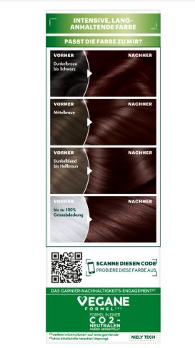 Garnier Nutrisse Farba 3.23 ciemny diamentowy brąz