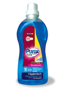 Purox Gel zum Waschen farbiger Textilien 1 l (33 Wäschen)