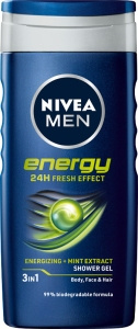 NIVEA Men Energy żel pod prysznic dla mężczyzn 250ml