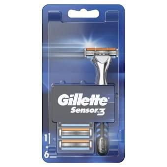 Gillette Sensor3 Rasierer – 6 Klingen