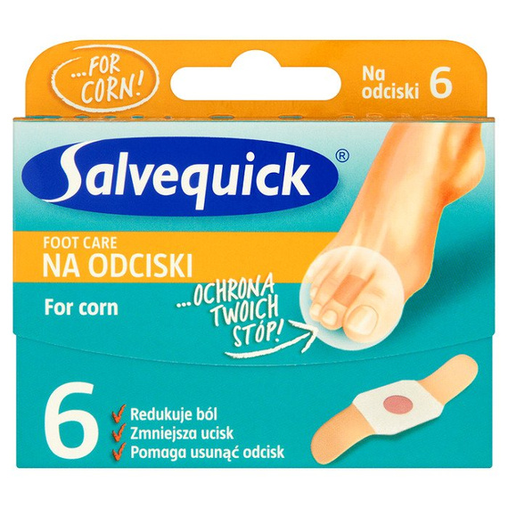 Salvequick Fußpflege Scheiben Corns 6 Stück