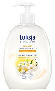 Luksja Creamy & Soft Kremowe mydło w płynie relaksujące jaśmin i wanilia 500 ml