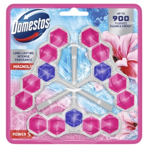 Domestos Power 5 Magnolia Kostka toaletowa 3 x 50 g