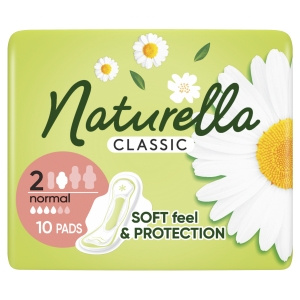 Naturella Classic Normal Camomile Podpaski ze skrzydełkami x10