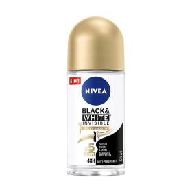 Nivea Black&White Invisible Silky Smooth Antiperspirant Roll ON 50 ml