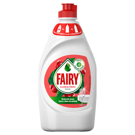 Fairy Clean & Fresh Pomegranate with Honeysuckle Dishwashing Liquid 450ML