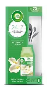 Air Wick Essential Oils Automatischer Lufterfrischer, weiße Blumen, 250 ml