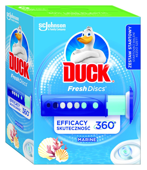 Duck Fresh Discs Gel-Toilettenscheibe mit Meeresduft, 36 ml