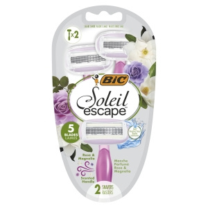 BiC Soleil Escape 5-blade razor 2 pieces