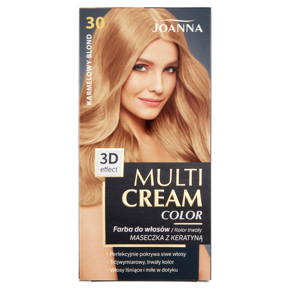 Joanna Multi Cream Color Karamellblonde Haarfarbe 30