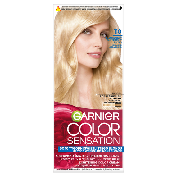 Garnier Color Sensation Krem koloryzujący 110 diamentowy superjasny blond