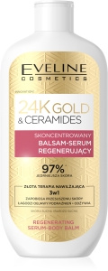 EVELINE 24K Gold & Ceramides – Konzentrierte Regenerierende Körperlotion-Serum 400 ml