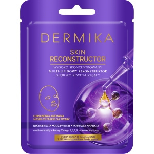 Dermika Skin Reconstructor Sheet Mask, Multi-Lipid-Rekonstruktor, Tiefenlifting