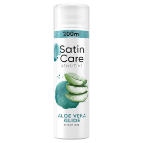Gillette Satin Care Sensitive Aloe Vera Glide Shaving Gel 200 ml