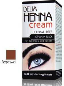 Delia Cosmetics Eyebrow Expert Kremowa henna do brwi 3.0 ciemny brąz