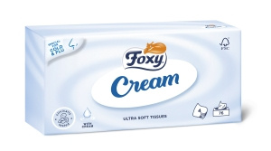 Foxy Cream Ultra miękkie chusteczki 4 warstwy 75 sztuk