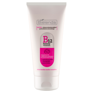 Bielenda B₁₂ Beauty Vitamin Witaminowy żel z delikatnym peelingiem do oczyszczania twarzy 150 g