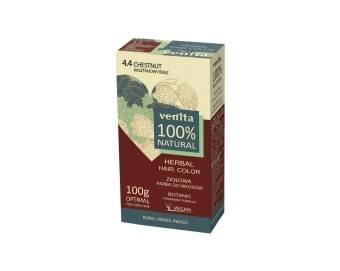 Venita 100% NATURAL Ziołowa farba do włosów 4.4 KASZTANOWY BRĄZ