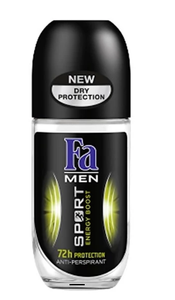 Fa Men Sport Energy Boost 72h Roll-on Antitranspirant mit belebendem Duft, 50 ml