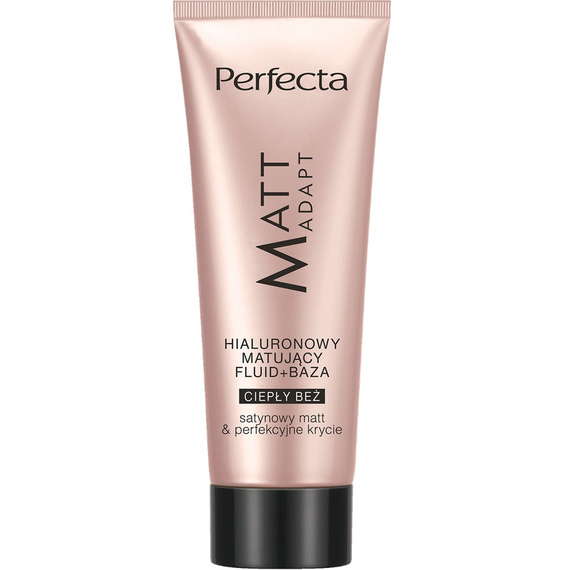 Perfecta MATT ADAPT matujący podkład+baza Ciepły Beż 30ml