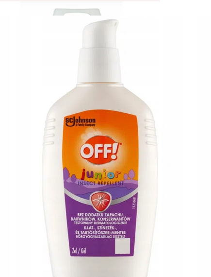 OFF! Family Care Junior Repelent przeciw komarom w żelu 100ml