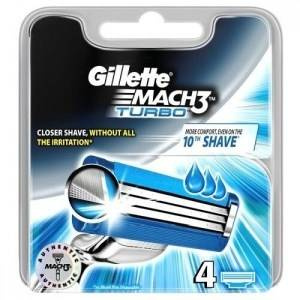 Gillette Mach 3 wkłady do maszynki 4 szt Turbo